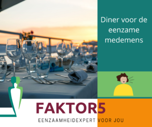 Diner voor de eenzame medemens